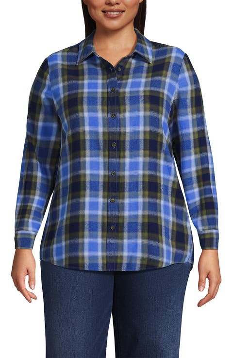 Flannel Boyfriend Fit Shirt