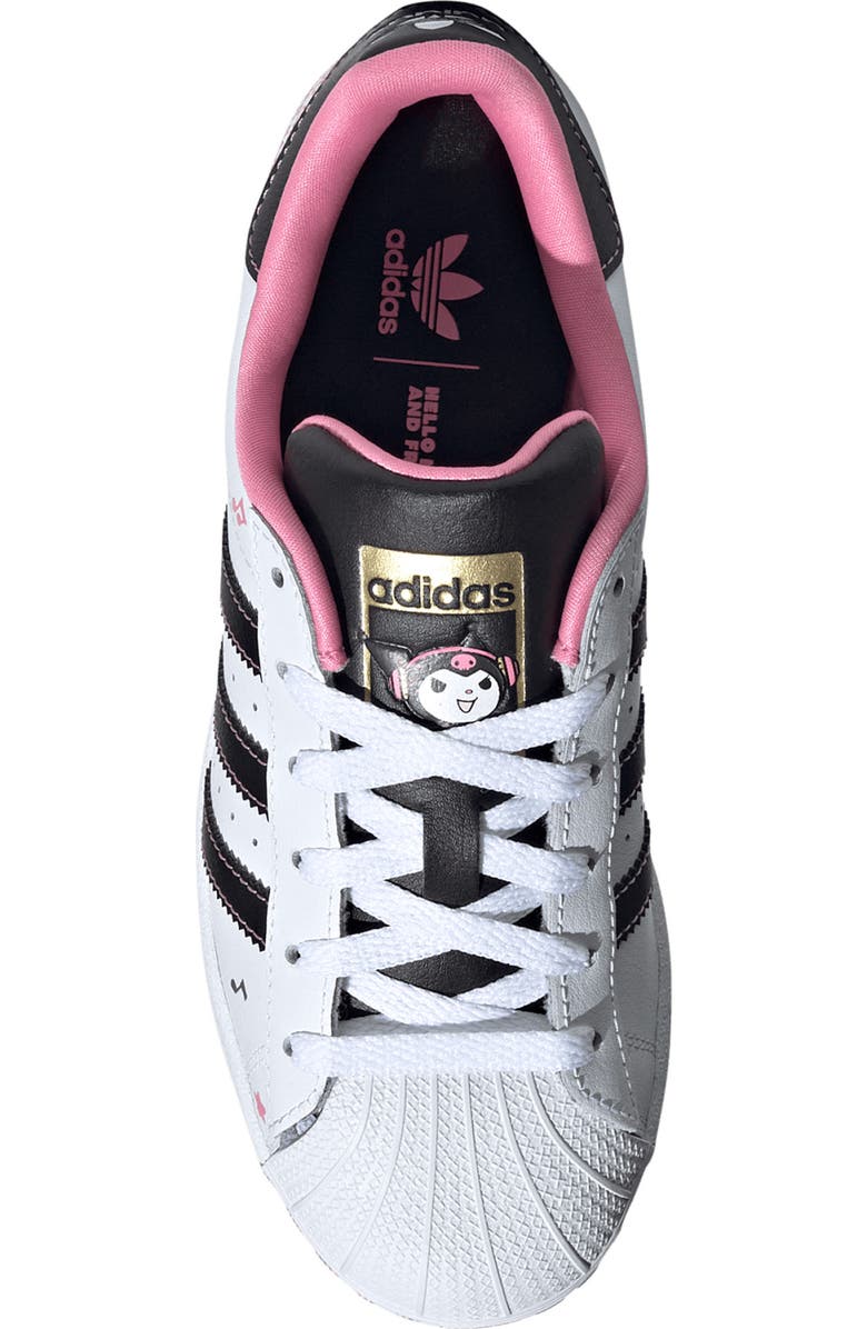 adidas Kids' Superstar Sneaker, Alternate, color, Bliss Pink/ White/ Core Black