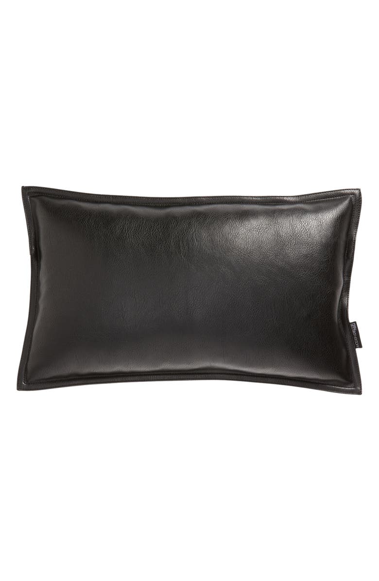 MODISH DECOR PILLOWS Faux Leather Pillow Cover, Main, color, 