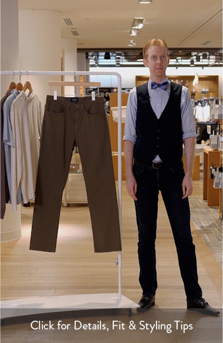 Charisma Stretch Cotton Straight Leg Pants, sales video thumbnail