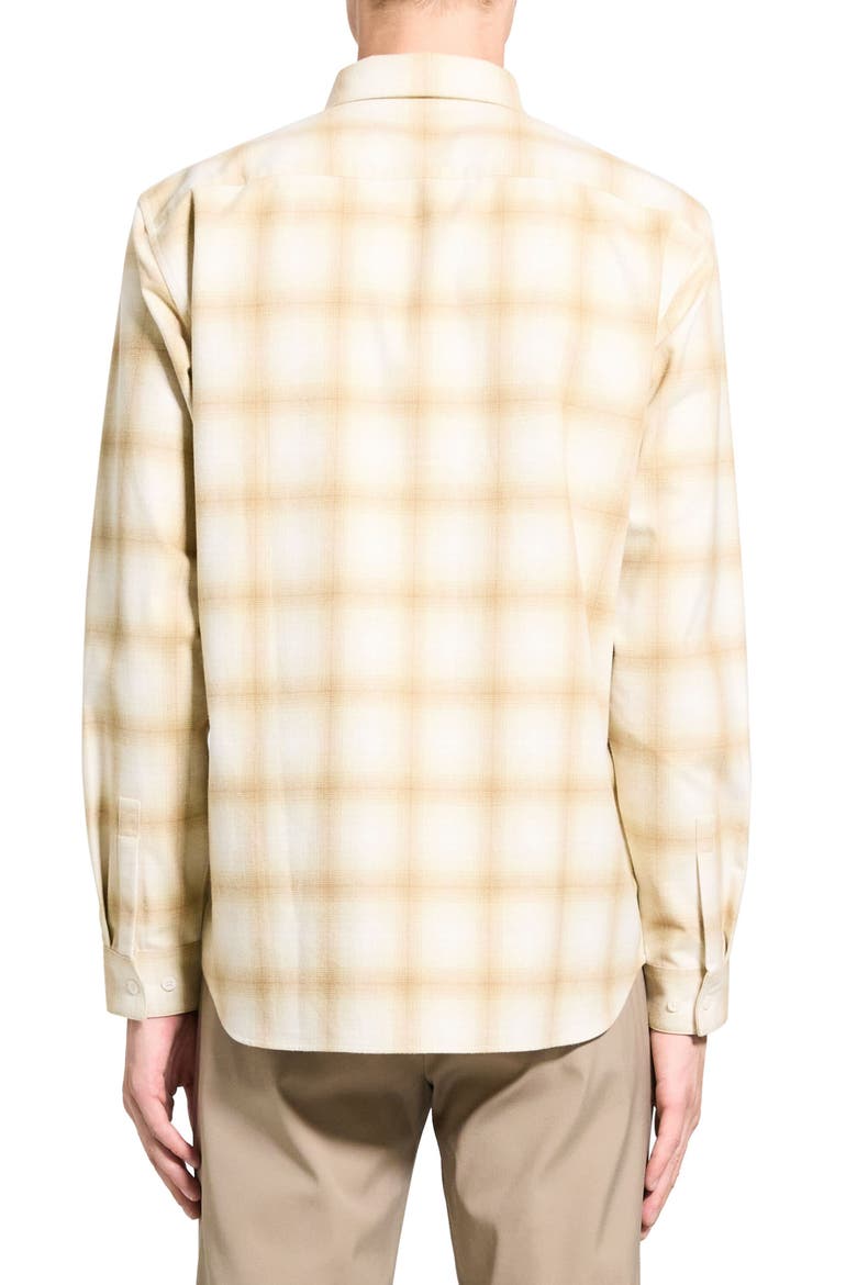 Irving Fade Flannel Shirt, Alternate, color, NATURAL MULTI