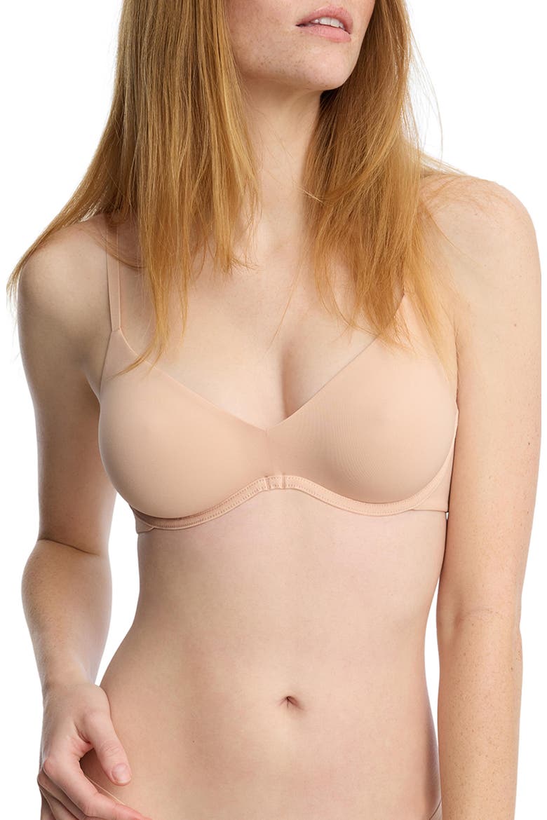 Insider Seamless Underwire Bra, Alternate, color, Coral Sand
