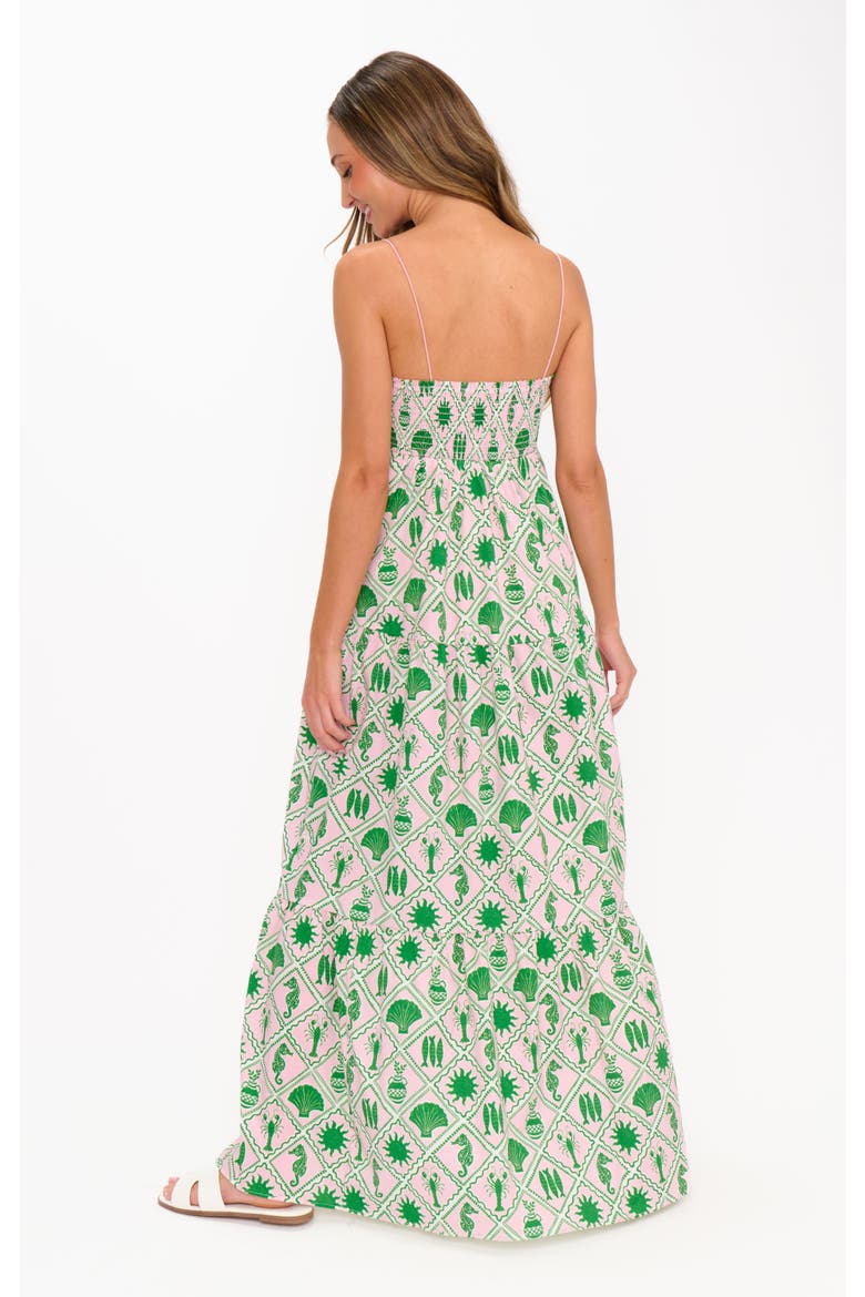 Long Weekend Maxi Dress, Alternate, color, Coastal Collage