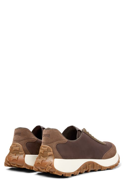 Camper Drift Trail Leather Sneakers In Brown