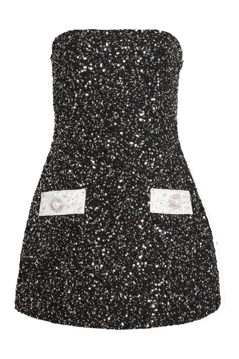 Merit Dress, Alternate, color, Black/White