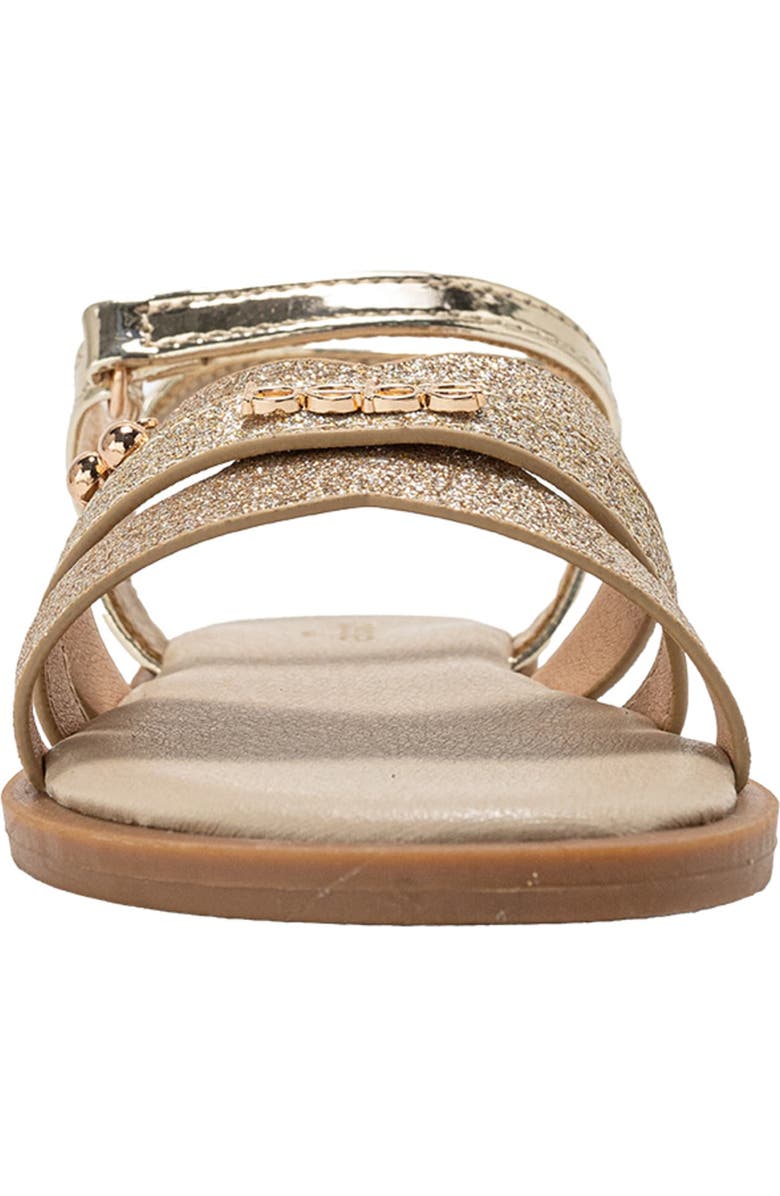 bebe Shimmer Sandal, Alternate, color,