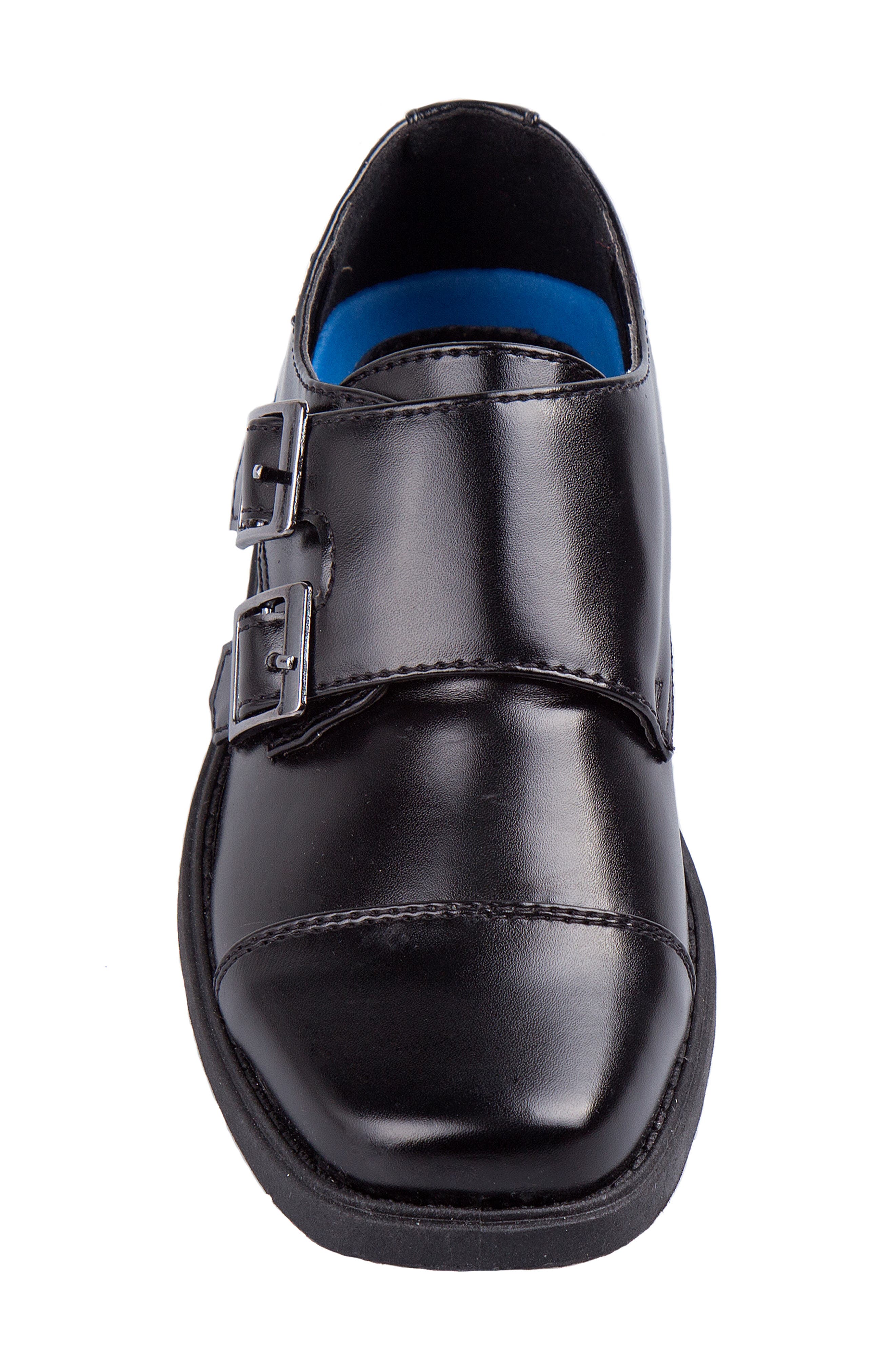 Kids' Monk Dress Shoe, Alternate, color, BLACK