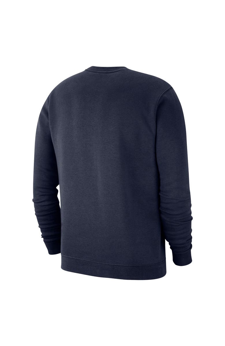 Nike Men's Nike Navy Virginia Cavaliers Vintage Club Fleece Pullover Sweatshirt, Alternate, color, Navy