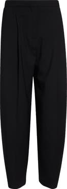 Alaïa Tailored Wool Stretch Gabardine Barrel Leg Pants