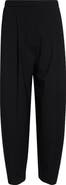 Alaïa Tailored Wool Stretch Gabardine Barrel Leg Pants