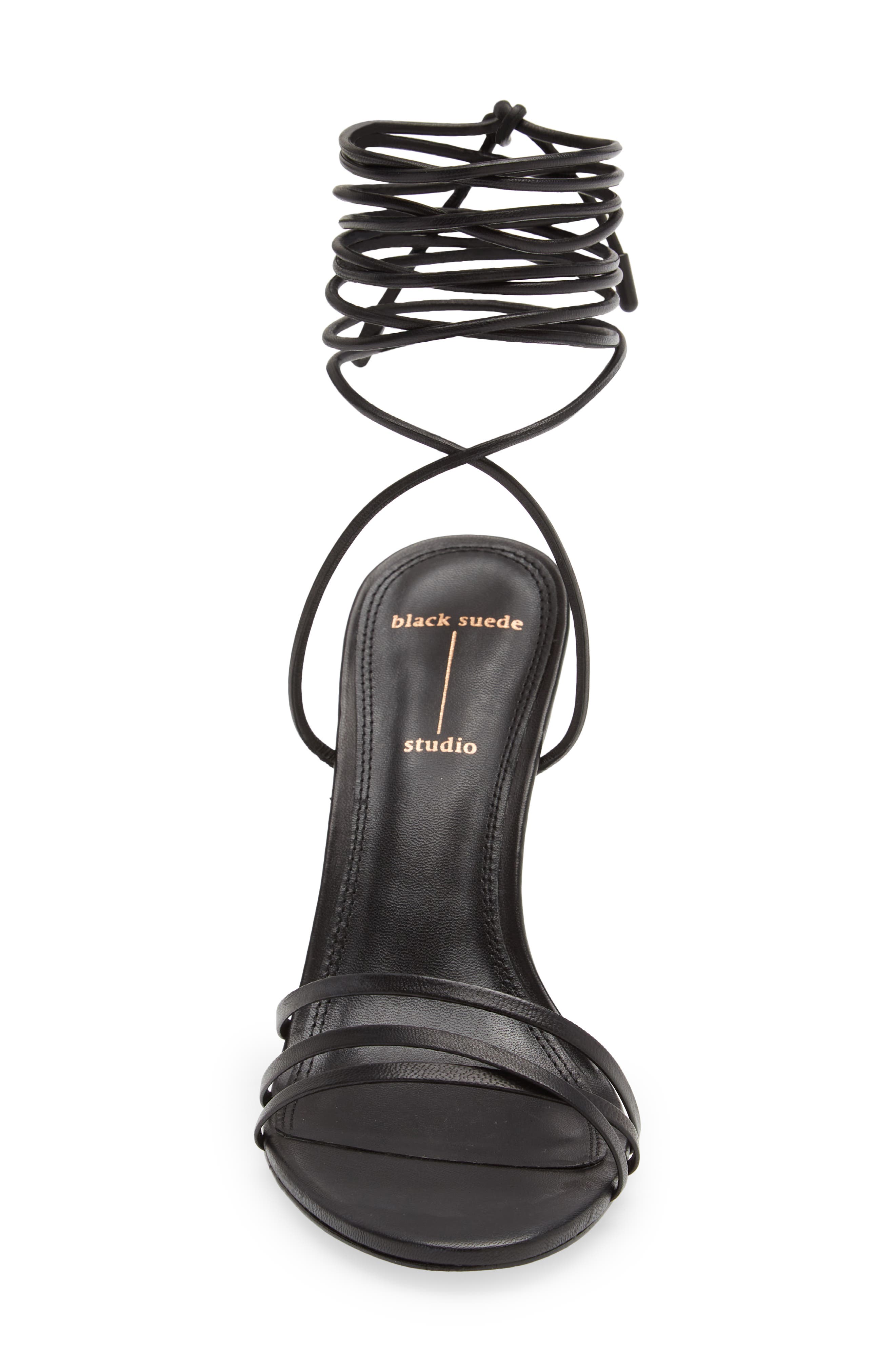 BLACK SUEDE STUDIO Leandra Strappy Sandal, Alternate, color, 