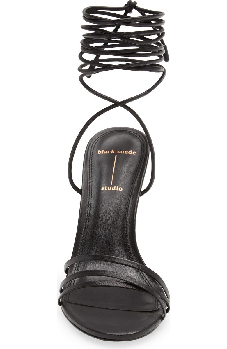 BLACK SUEDE STUDIO Leandra Strappy Sandal, Alternate, color,
