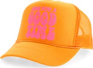Local Beach Here For a Good Time Trucker Hat