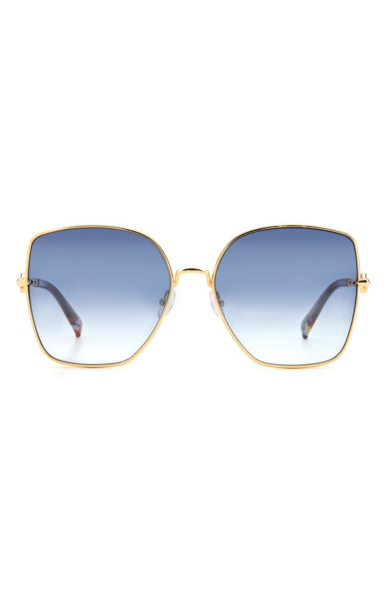 Missoni 59mm Oversize Gradient Square Sunglasses, Main, color,