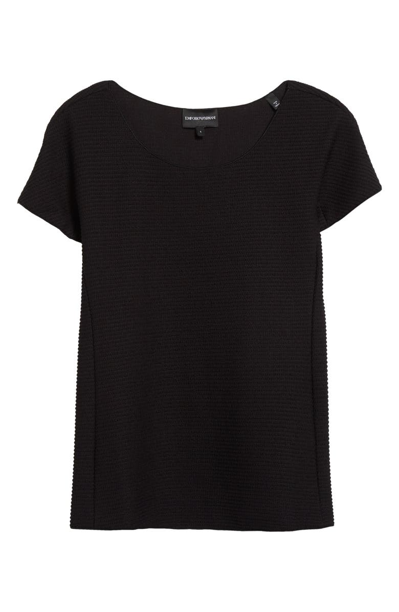 Emporio Armani Ottoman Rib Top, Alternate, color,