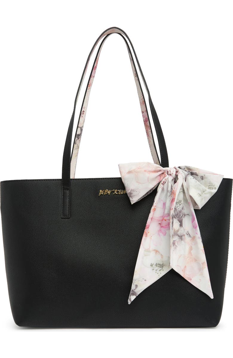 Betsey Johnson Lilly Wristlet Tote Bag, Main, color,