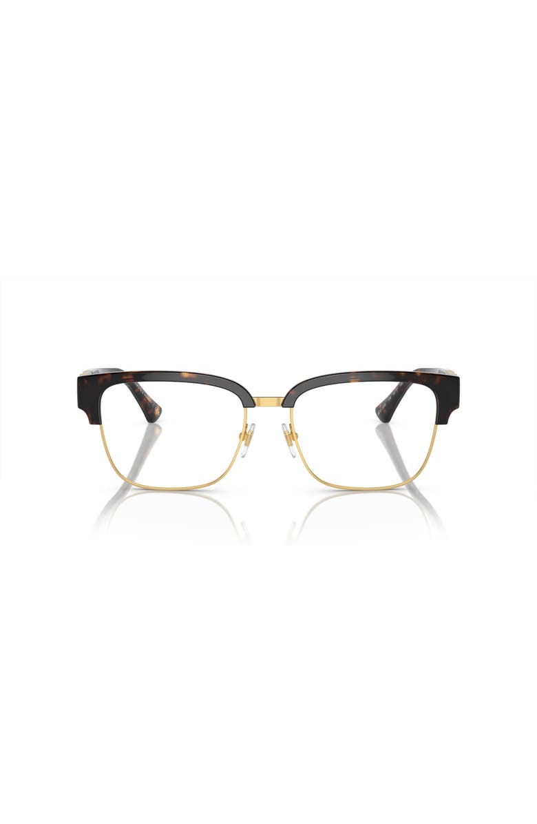 Versace 55mm Square optical glasses, Alternate, color, Tortoise