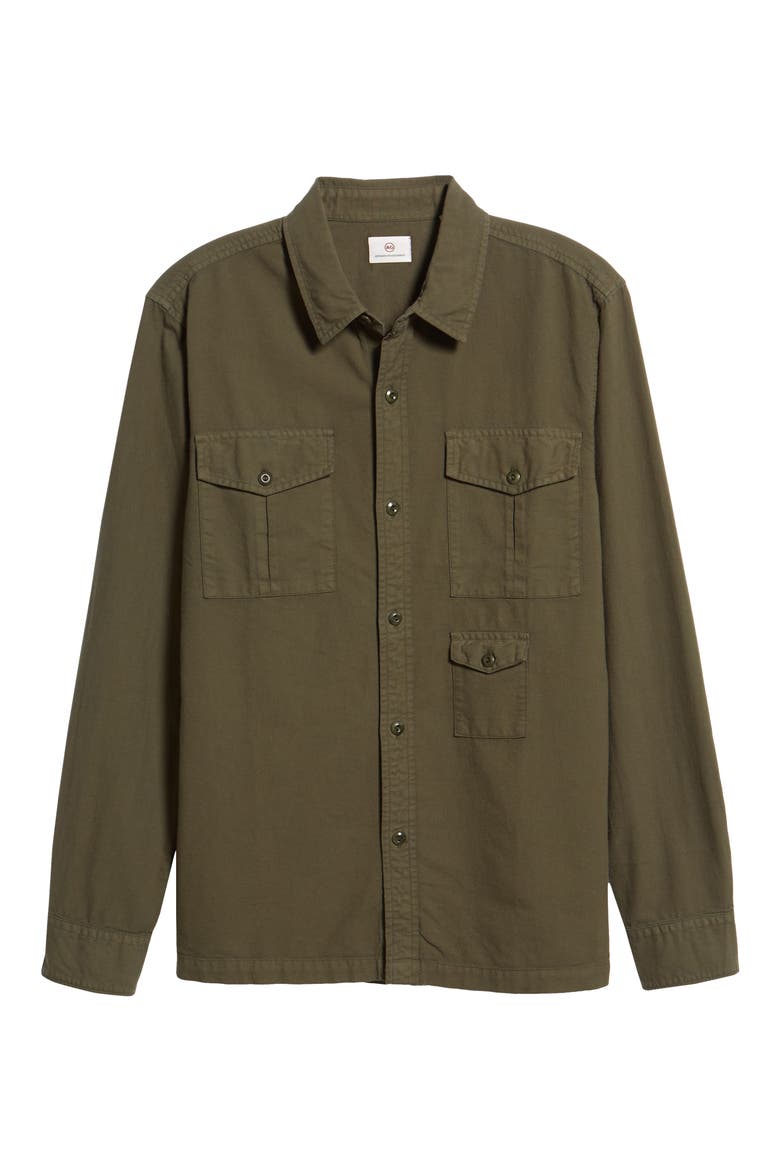 Pioneer Tri-Pocket Long Sleeve Slim Fit Shirt, Alternate, color, SULFUR OAK GROVE