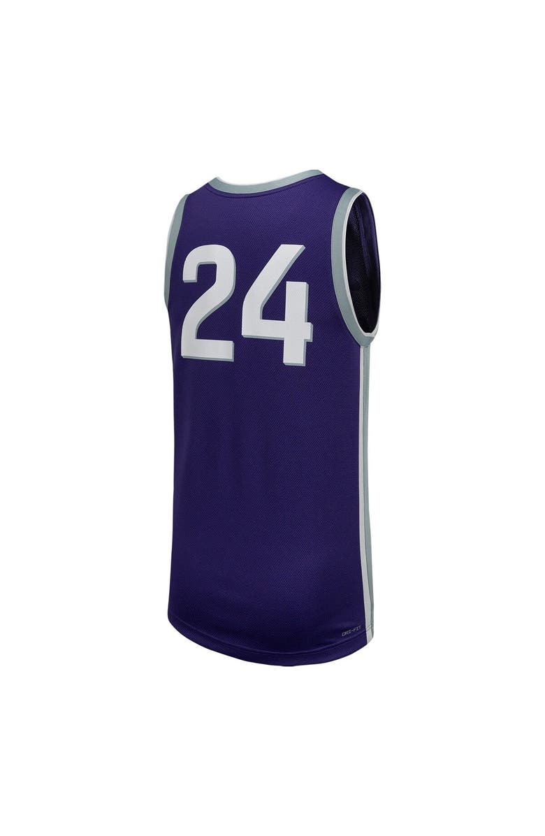 Nike Men's Nike #24 Purple Kansas State Wildcats Replica Basketball Jersey, Alternate, color, Purple