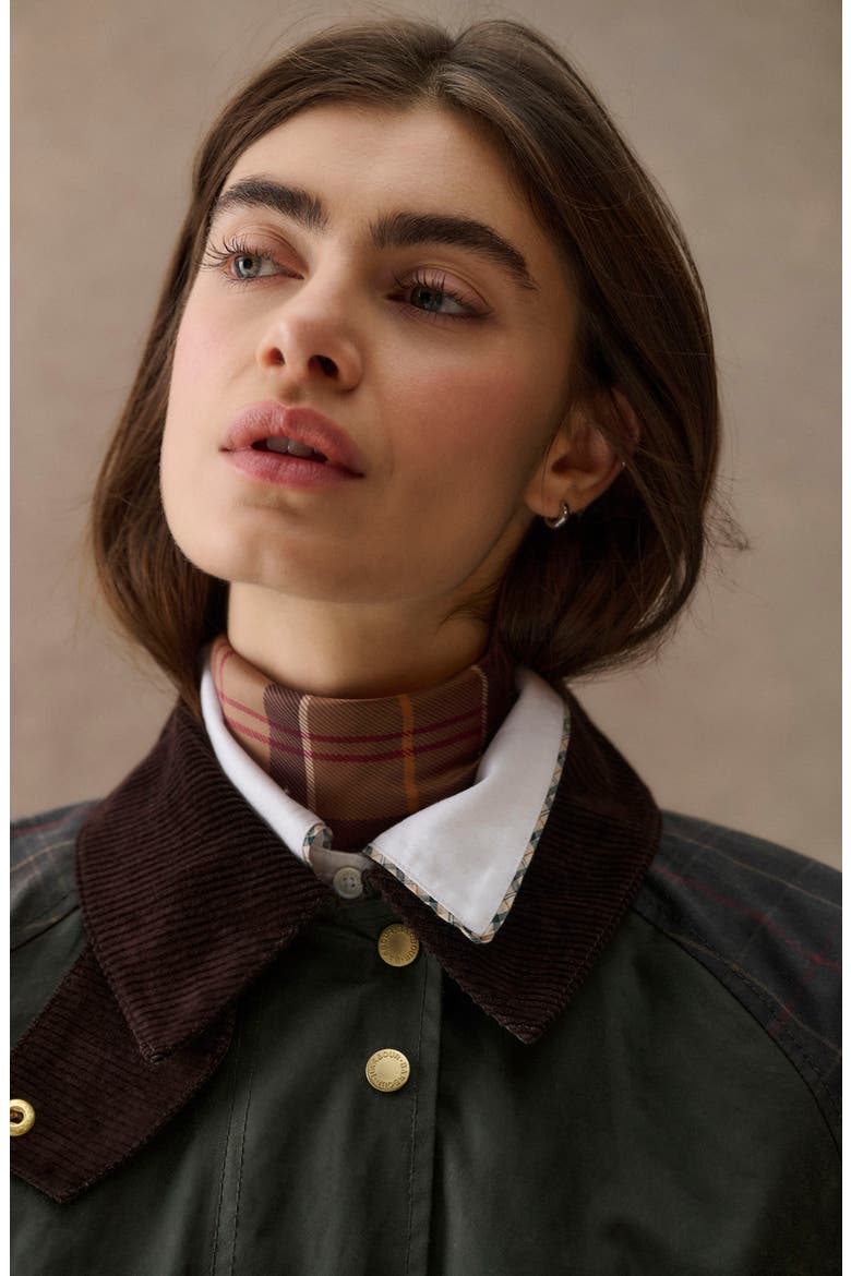 Kirklees Waxed Cotton Jacket, Alternate, color, FERN/ CLASSIC/ SHADOW CLASSIC