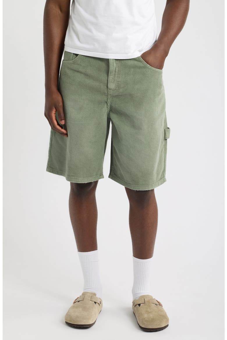 Corduroy Shorts, Main, color, SAGE