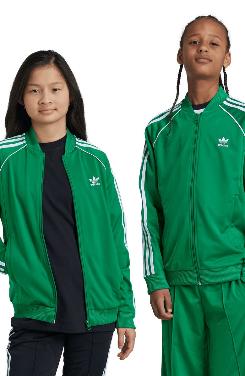 adidas Kids' SST Recycled Polyester Track Jacket, Alternate, color, 