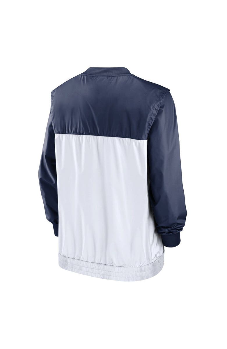 Nike Men's Nike Navy/White Detroit Tigers Cooperstown Collection V-Neck Pullover Windbreaker, Alternate, color,