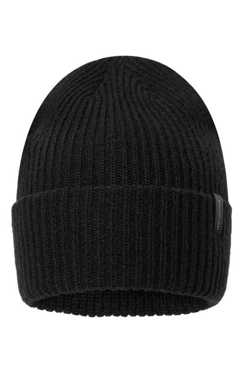 Travismathew Meadow Rib Beanie In Black