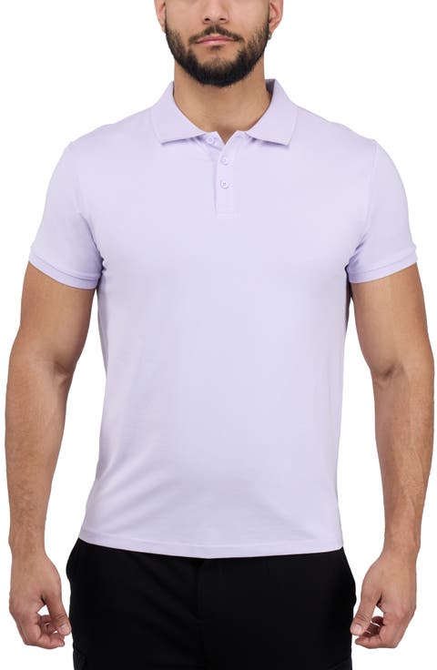 Stretch Cotton Rib Polo