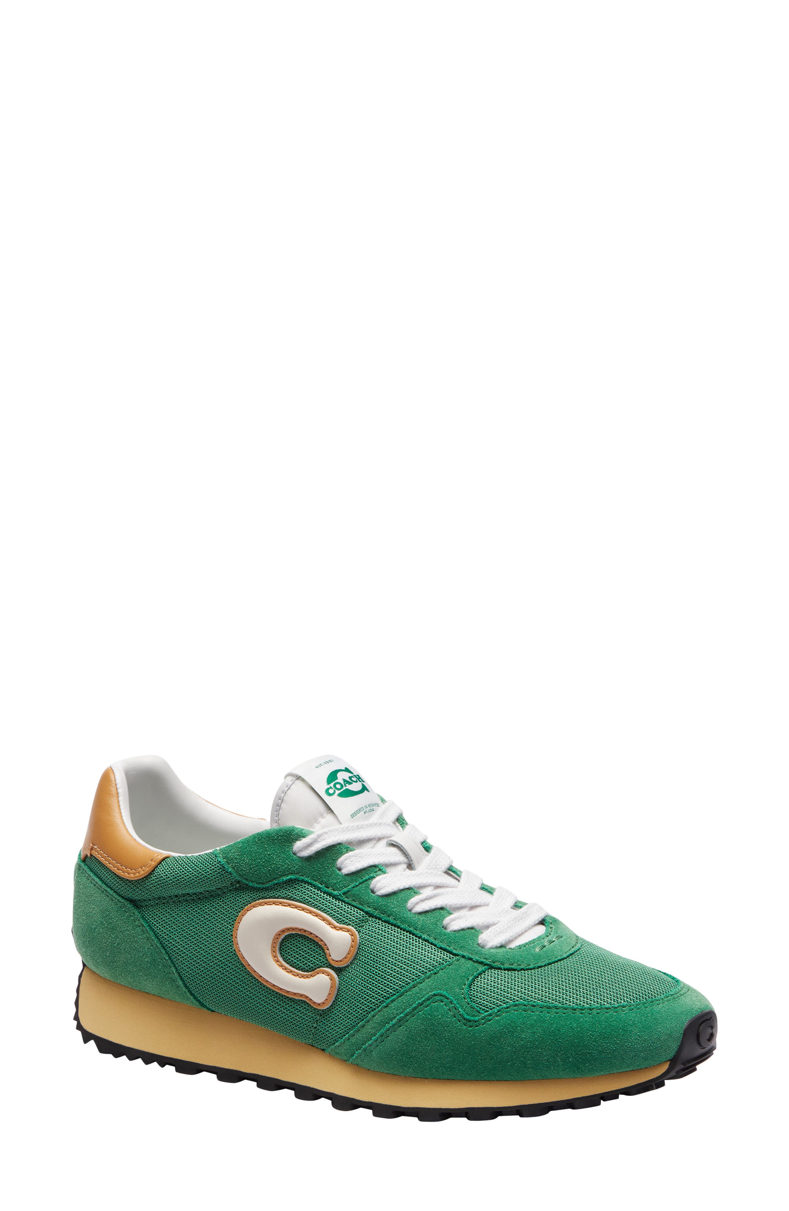 Retro Runner Sneaker, Main, color, SPORT GREEN