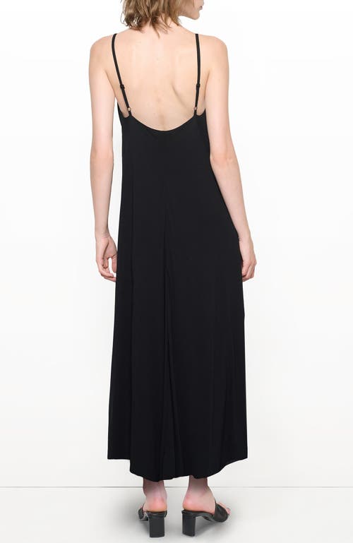 As By Df Christa Maxi Slip Dress In Black