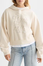 Scotch & Soda Washed Artwork Cotton Hoodie