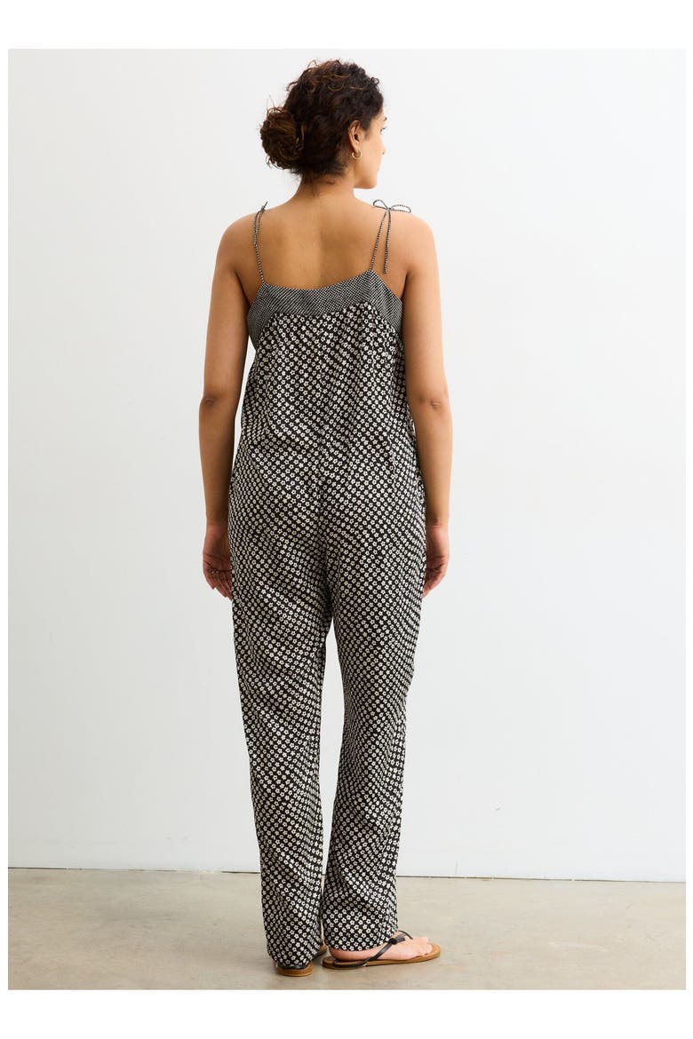 The Portia Jumpsuit, Alternate, color, Black-White
