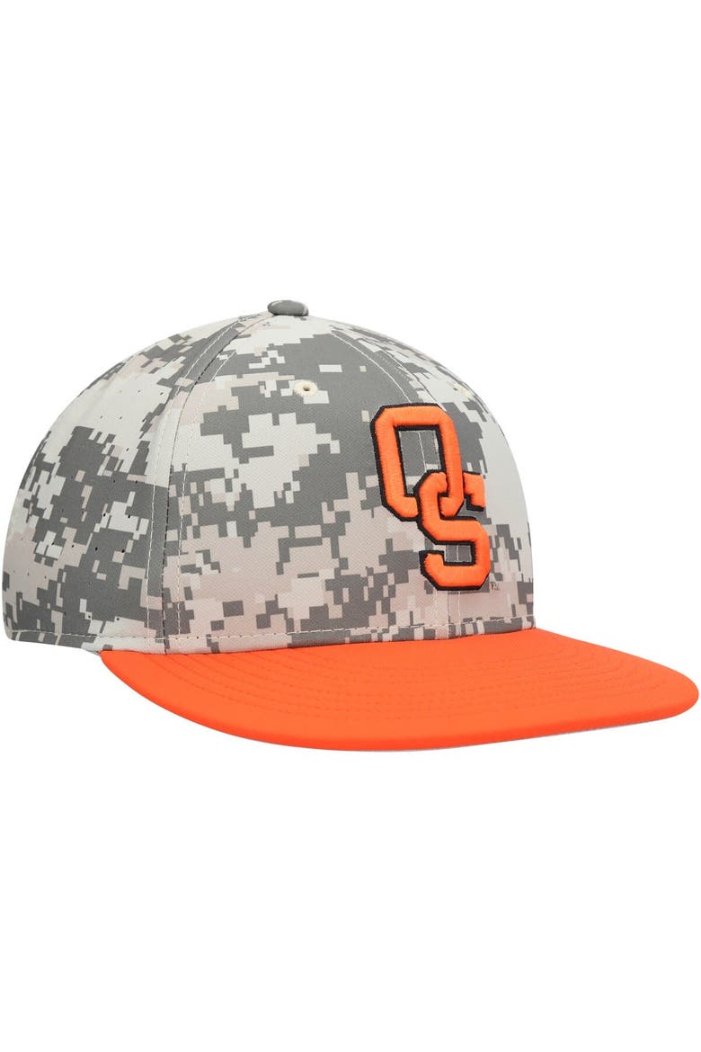 Men's Nike Camo Oklahoma State Cowboys Aero True Baseball Performance Fitted Hat, Alternate, color, Camo