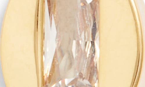 Nordstrom Demi Fine Cubic Zirconia Teardrop Pendant Necklace In 14k Gold Plated
