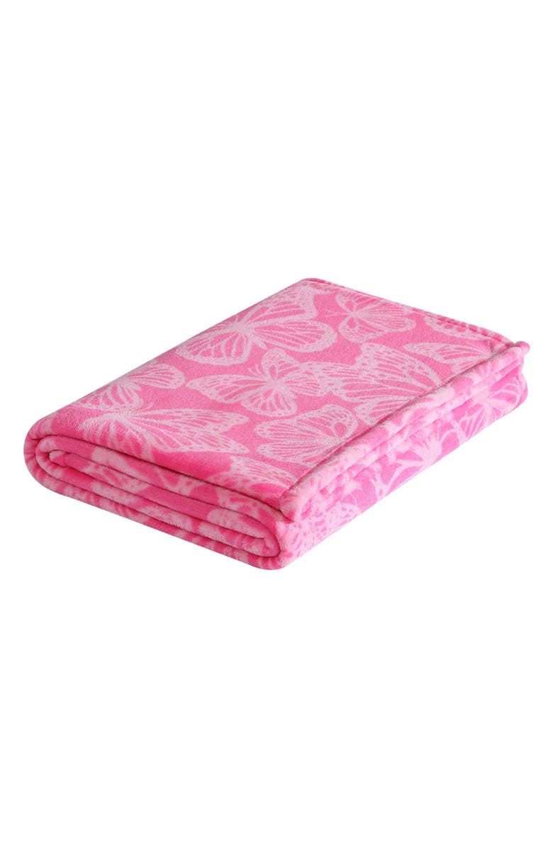 Betsey Johnson Signature Hotel Solid Comforter & Sham Set, Alternate, color, White/ Pink