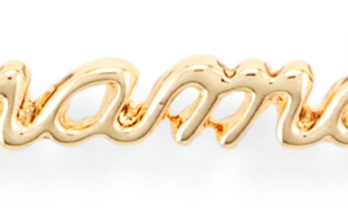 Panacea Mama Layered Pendant Necklace In Gold