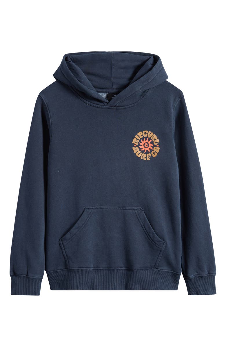 Rip Curl Kids' Pacific Graphic Hoodie, Main, color, Dark Navy
