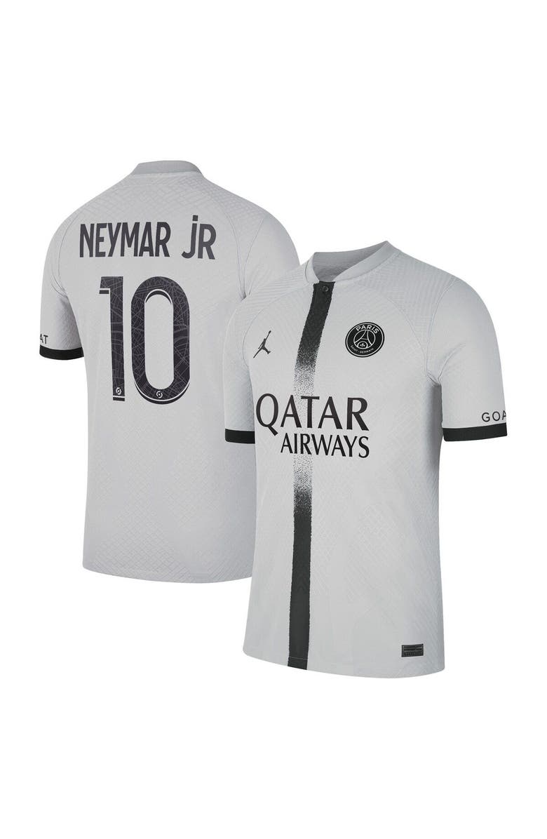 Nike Men's Nike Neymar Jr. Black Paris Saint-Germain 2022/23 Away Vapor Match Authentic Player Jersey, Main, color, 