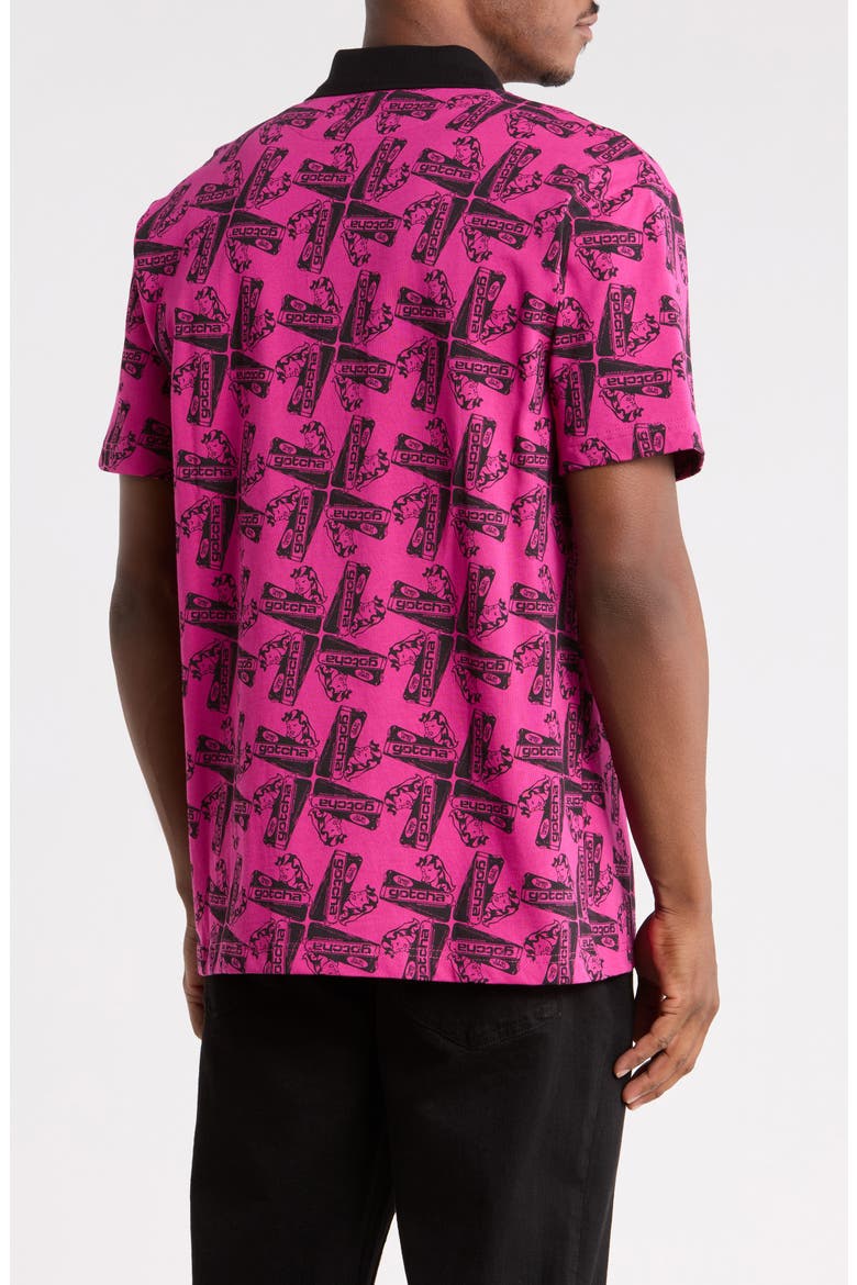 San Jose Cotton Polo, Alternate, color, FUCHSIA RED