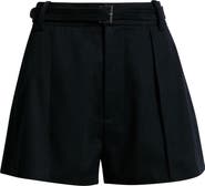 FRAME The Soho Belted Cotton Shorts