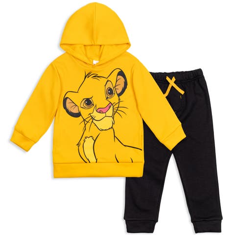 Lion King Simba Fleece 2-Piece Hoodie and Pants Set