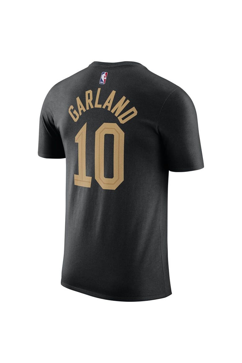 Men's Jordan Brand Darius Garland Black Cleveland Cavaliers 2022/23 Statement Edition Name & Number T-Shirt, Alternate, color, Black