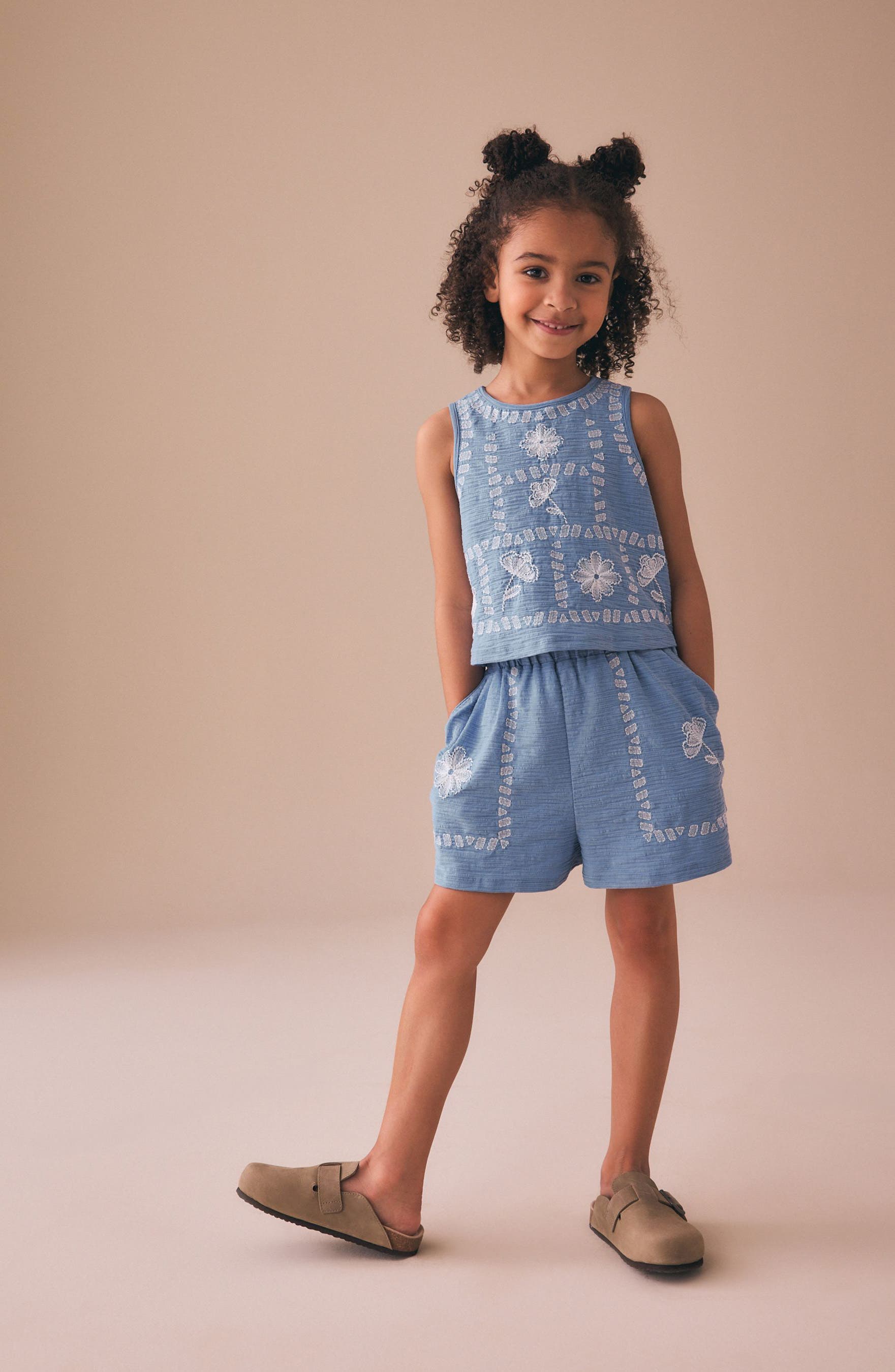 NEXT Floral Tile Tank & Shorts Set — фото 2