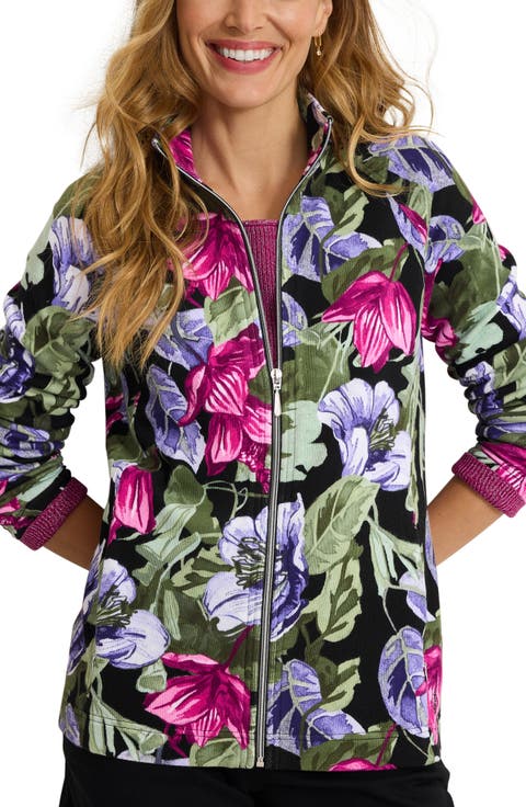 Aruba Costa Bloom Full Zip Sweatshirt