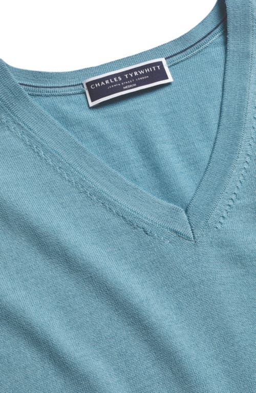 CHARLES TYRWHITT CHARLES TYRWHITT MERINO V-NECK SWEATER