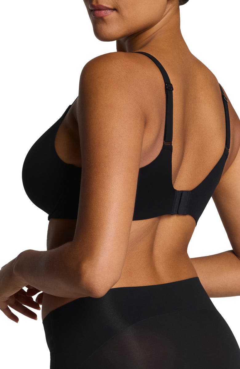 SPANX<sup>®</sup> Unlined Underwire T-Shirt Bra, Alternate, color, Very Black