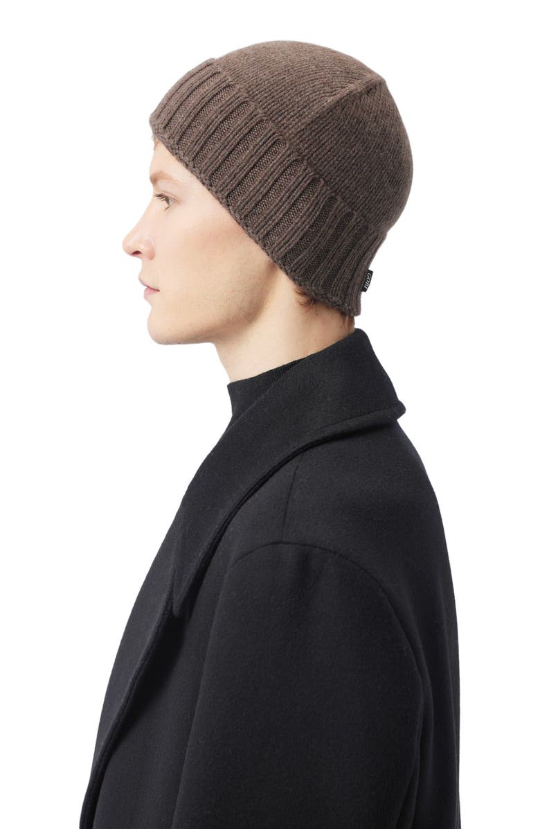 GOBI Mongolian Cashmere Cashmere Rib Knit Hat Unisex, Alternate, color,