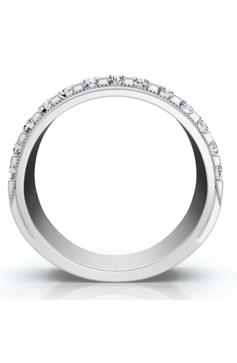 Bliss Diamond 2Ct Men's Diamond Double Row Wedding Ring Polished Band in or Gold, Alternate, color, 10K Yellow Gold