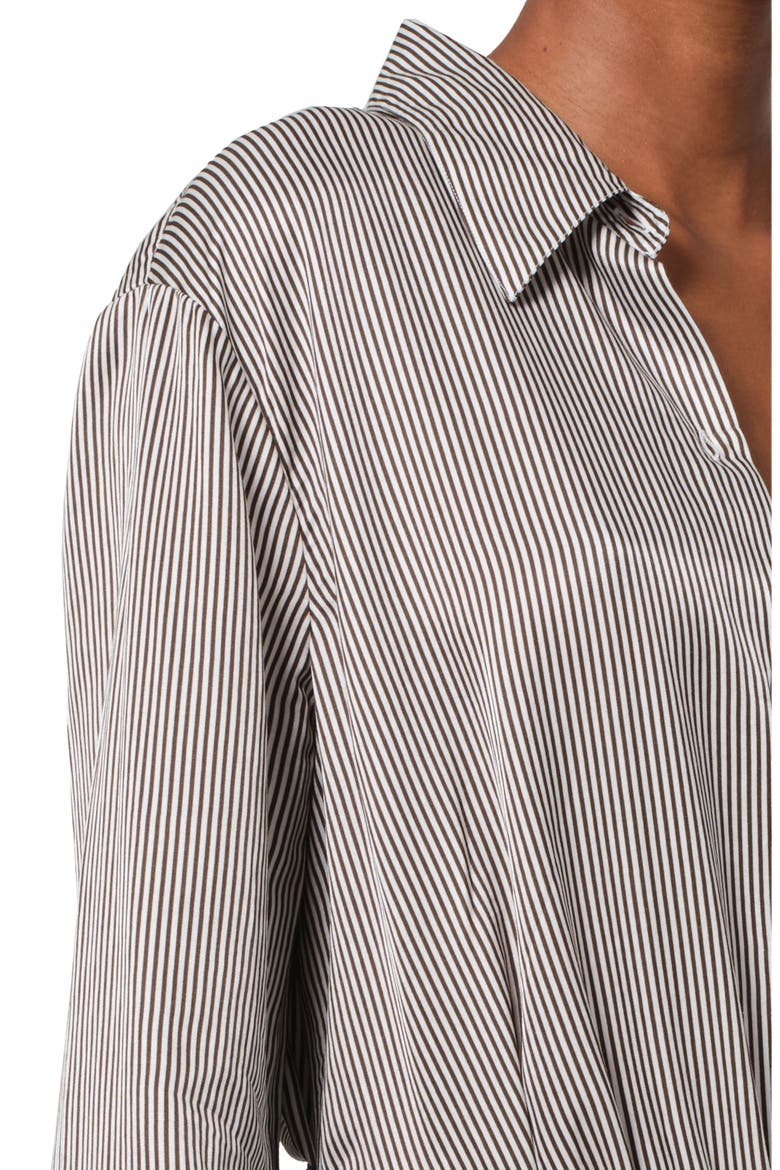 Camila Stripe Cotton & Silk Shirt, Alternate, color, VENETIAN STRIPE